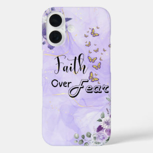 Faith Over Fear – Inspirational Bible Verse iPhone 16 Case
