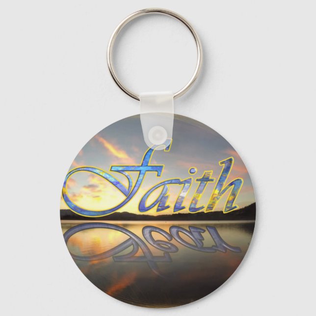 Faith Over Fear Keychain (Front)