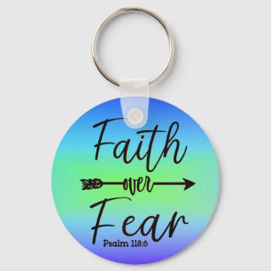 Faith over Fear keychain