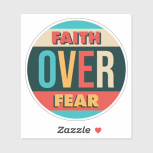 Faith Over Fear motivational quote