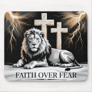 Faith Over Fear Mouse Mat