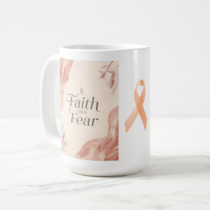 Faith Over Fear Mug – Inspirational Christian Gift