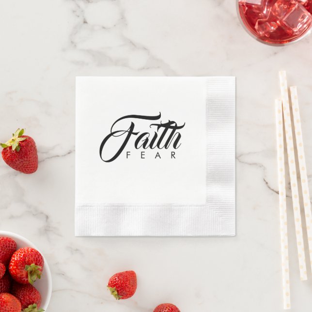 Faith Over Fear Napkin (Insitu)