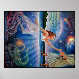 Faith over Fear Painting Poster