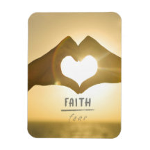 FAITH OVER FEAR PHOTO MAGNET