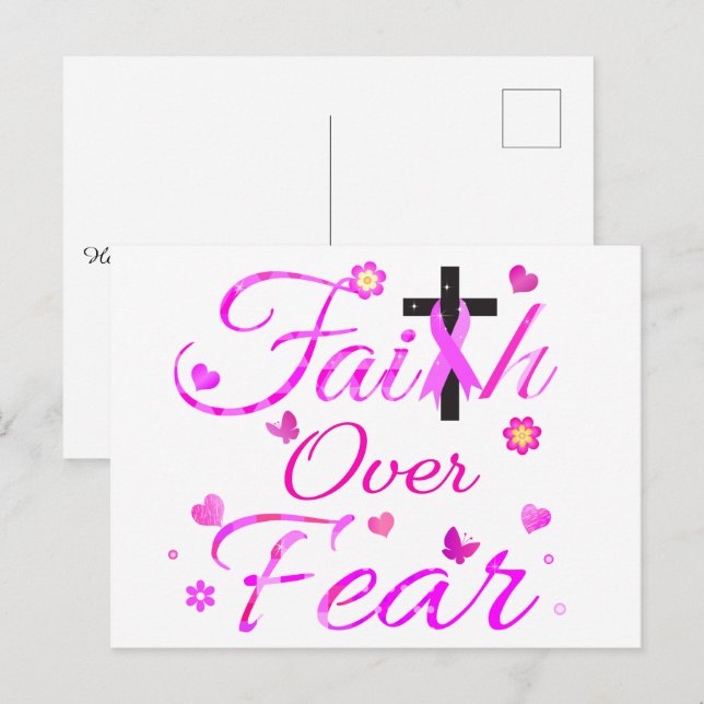 Faith Over Fear Postcard (Front/Back)