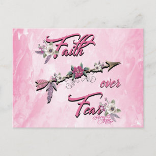 Faith Over Fear Postcard