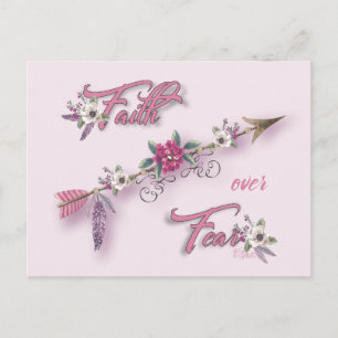 Faith Over Fear Postcard
