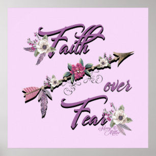 Faith Over Fear Poster