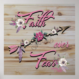 Faith Over Fear Poster