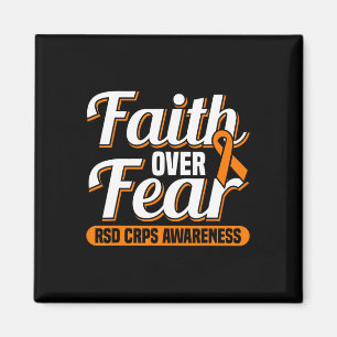 Faith Over Fear Rsd Crps Awareness Magnet