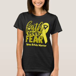 Faith Over Fear Spina Bifida Awareness T-Shirt