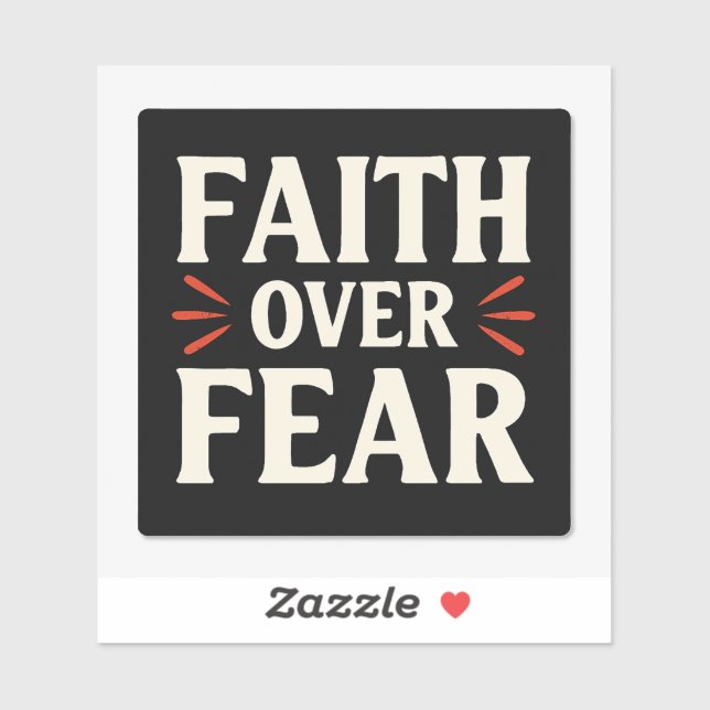 Faith Over Fear – Spiritual Reminder for Everyday  (Sheet)