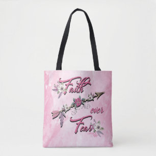 Faith Over Fear Tote Bag