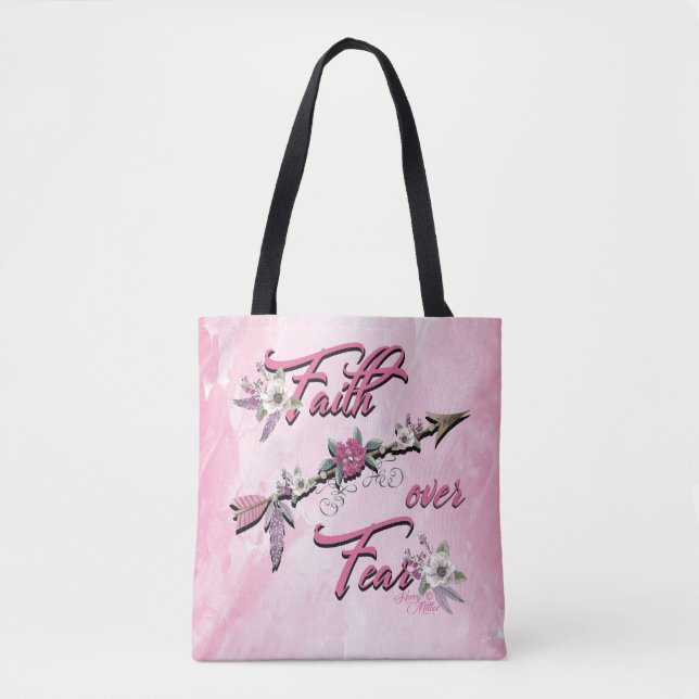 Faith Over Fear Tote Bag (Front)