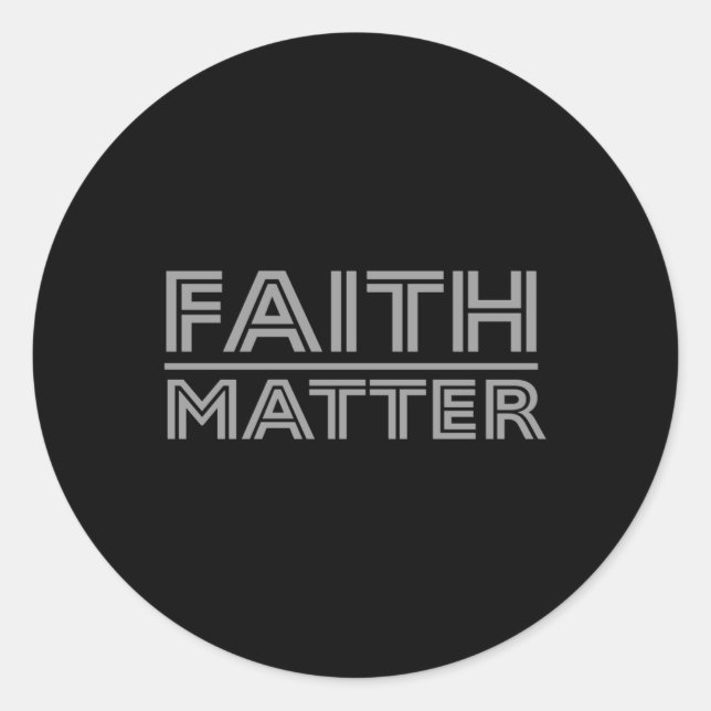 Faith Over Sticker  (Front)