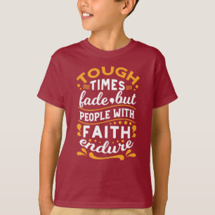 Faith Over Struggles – Motivational Religious Art T-Shirt
