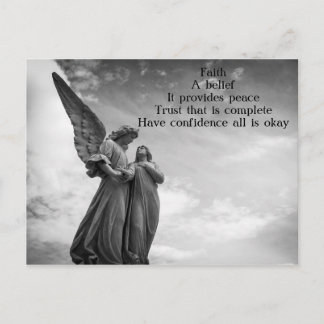Faith Poem Postcard