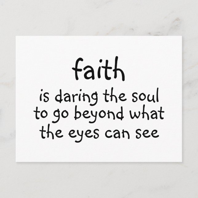 faith postcard (Front)