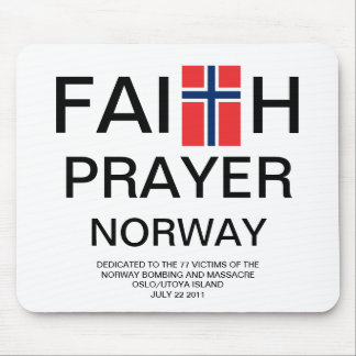 FAITH PRAYER NORWAY MOUSE MAT