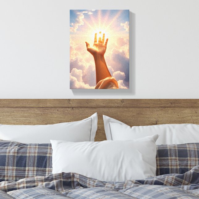 Faith- Premium Wrapped Canvas (Gloss) (Insitu(Bedroom))