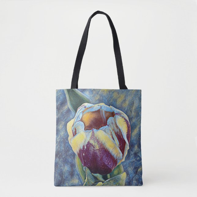 Faith Psalm Tulip Bible Verse Tote (Front)