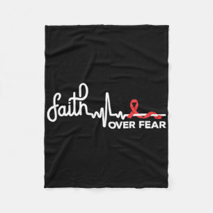 Faith- Sickle Cell Anaemia Awareness Supporter Rib Fleece Blanket