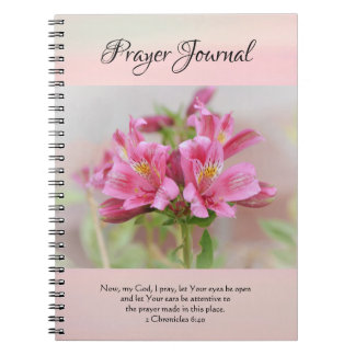 Faith Soft Pink Flowers Prayer Journal