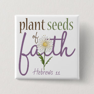 Faith- Square Button