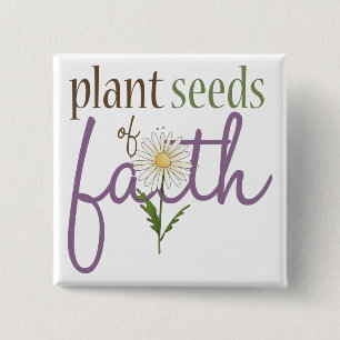 Faith- Square Button