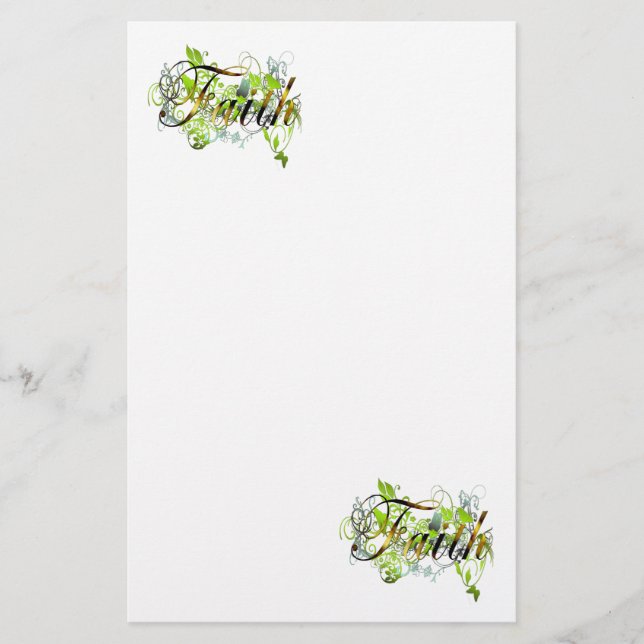 Faith Stationery (Front)