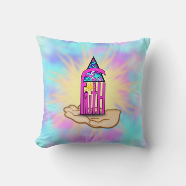 Faith ~ Steeple Cushion (Front)