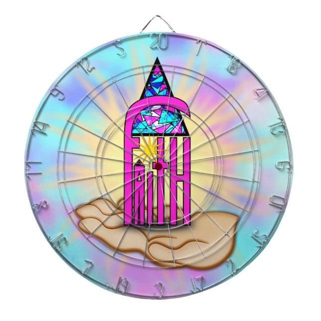 Faith ~ Steeple Dartboard (Front)
