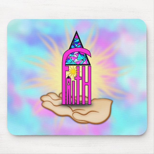 Faith ~ Steeple Mouse Mat (Front)