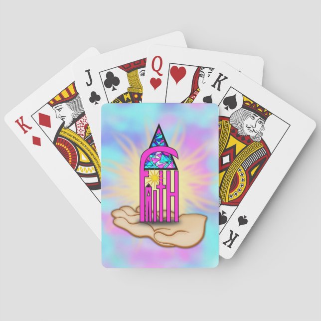 Faith ~ Steeple Playing Cards (Back)