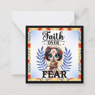 Faith Sugar Skull   Card