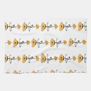 Faith Sunflower Tea Towel