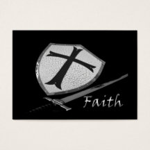 faith sword shield with customisable back