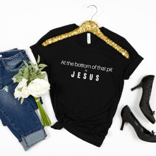 Faith t-shirt for women, white text