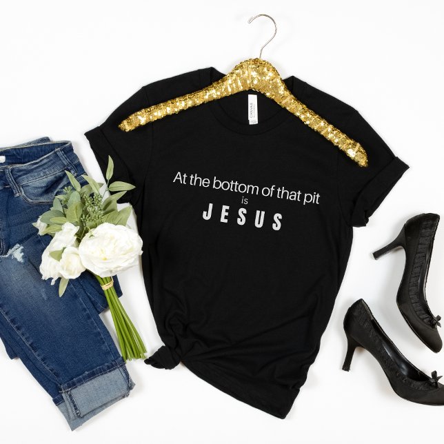 Faith t-shirt for women, white text (Creator Uploaded)