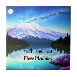  Faith That Can Move Mountains  Bible Quote  Tile