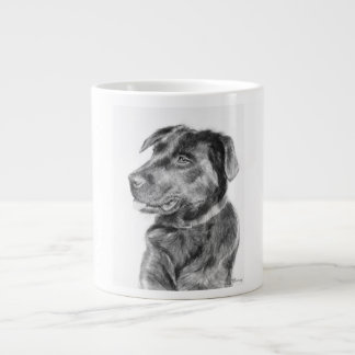 Faith the Black Lab Large Coffee Mug