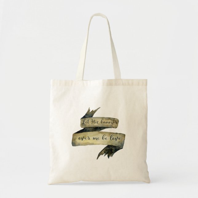 Faith Tote Bag | Christian Grocery Bag (Front)