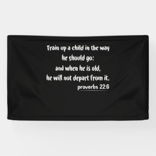 Faith Training Proverbs 22-6 Banner