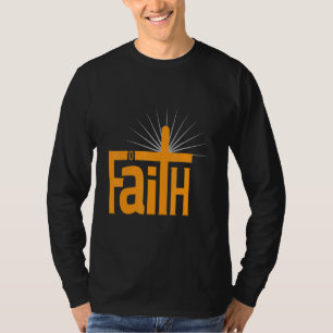 Faith Trust Cross Bible Verse Christian 1 T-Shirt