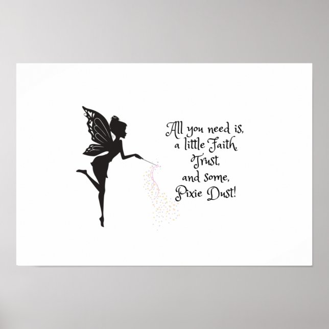 Faith Trust Pixie Dust Poster (Front)