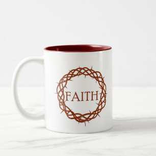 Faith Two-Tone Coffee Mug