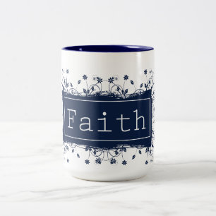 Faith Two-Tone Coffee Mug