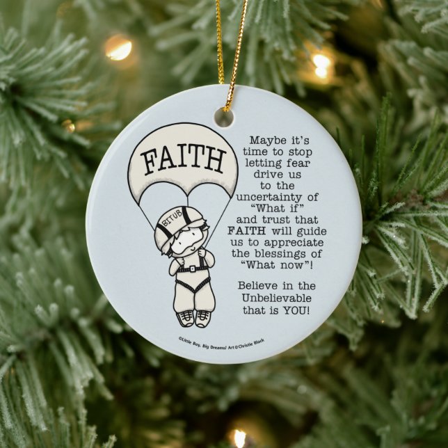 Faith Will Guide Ceramic Tree Decoration (Tree)