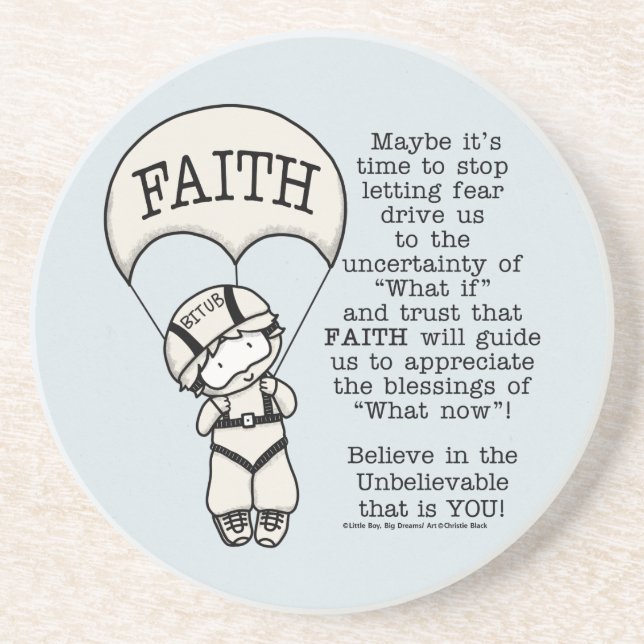 Faith Will Guide Coaster (Front)